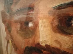 Pamono Mario Vergani, Portrait of a Gypsy, 1970s, Oil on Canvas