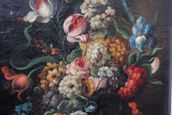Best Pamono Mariolino da Caravaggio, Flowers, 1970, Oil on Canvas, Framed