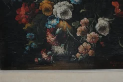 Best Pamono Mariolino da Caravaggio, Flowers, 1970, Oil on Canvas, Framed