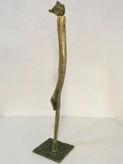 Pamono Marisa Ruberti, Postmodern Abstract Figurative Sculpture, 1980, Bronze> Abstraction