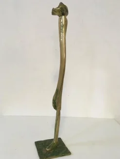 Pamono Marisa Ruberti, Postmodern Abstract Figurative Sculpture, 1980, Bronze><noscript><img width=