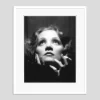 Sale Pamono Marlene Dietrich Archival Pigment Print Framed in White
