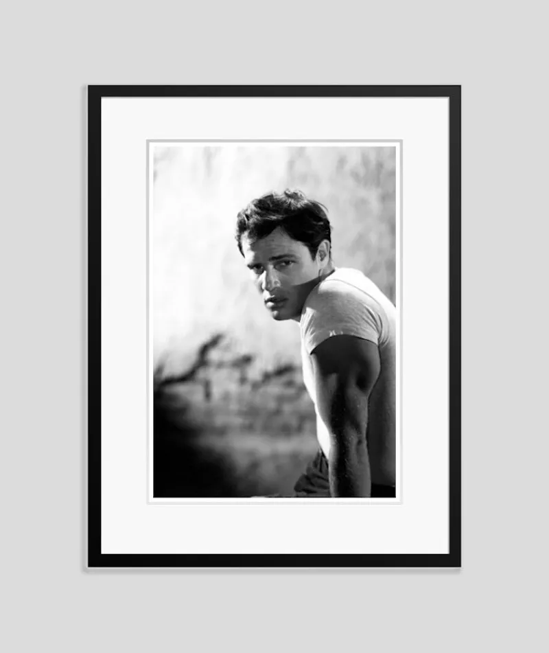 Hot Pamono Marlon Brando Archival Pigment Print Framed in Black