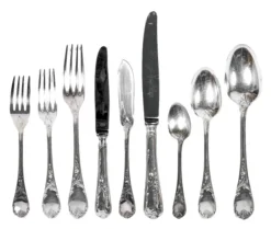 New Pamono Marly Cutlery Set in Silver Metal from Christofle, 1920s, Set of 108