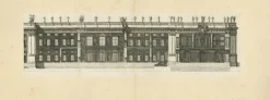Pamono Marot, Louvre Grande Galerie Façade Illustration, 1670, Print><noscript><img width=