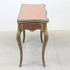 Sale Pamono Marquetry Game Table