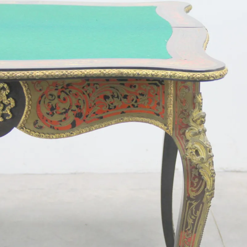 Sale Pamono Marquetry Game Table