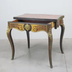 Sale Pamono Marquetry Game Table