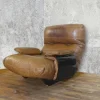 Sale Pamono Marsala Leather Armchair by Michel Ducoy for Ligne Roset, 1970