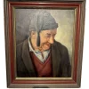 Pamono Martin Anzinger, Smiling Man Portrait, 1950s, Oil on Canvas, Framed> Mid-Century
