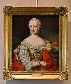 New Pamono Martin Van Meytens, Portraits of Maria Theresa of Habsburg & Francis I of Lorraine, 1740, Oil on Canvases, Framed, Set of 2