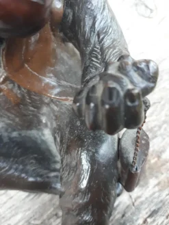 Clearance Pamono Masatsune, Japanese Meiji Okimono Sculpture of a Monkey, 1890s, Bronze