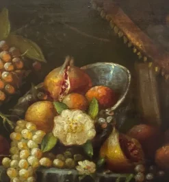 Pamono Massimo Reggiani, Italian Still Life, 2007, Oil on Canvas, Framed><noscript><img width=