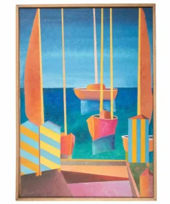Sale Pamono Massimo Sonnino, Marine, Oil Painting, 1998