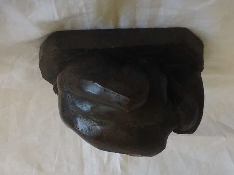 Pamono Masson, Crouching Woman Sculpture, 2000s, Bronze> Sculpture