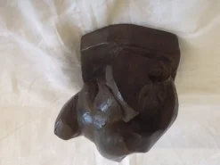 Pamono Masson, Crouching Woman Sculpture, 2000s, Bronze><noscript><img width=
