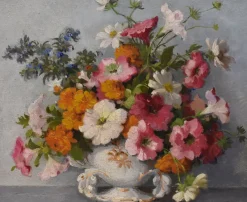 Pamono Maurice Alfred Decamps, Art Deco Still Life, 1920s-1940s, Oil on Canvas><noscript><img width=