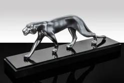 Pamono Maurice Font, Panther Sculpture, 1920s, Metal on Marble Base><noscript><img width=