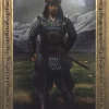 Pamono Maximilian Ciccone, Samurai, Oil on Canvas, Framed> Old Masters