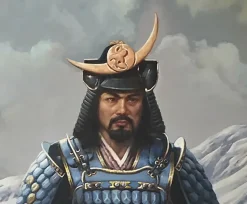 Pamono Maximilian Ciccone, Samurai, Oil on Canvas, Framed> Old Masters