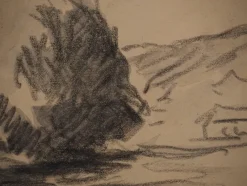 Discount Pamono Maximilien Luce, The Oak Field, Original Signed Drawing