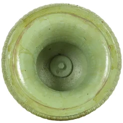 Pamono Medici Cast Iron Vases with Green Patina, Set of 2><noscript><img width=