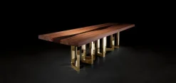 Pamono Medium 6 Nickel Table by Il Pezzo Mancante><noscript><img width=