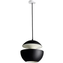 New Pamono Medium Here Comes the Sun Black and White Pendant Lamp by Bertrand Balas