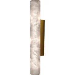 Pamono Medium Kendō Sconce 1 in Brushed Brass by Alabastro Italiano