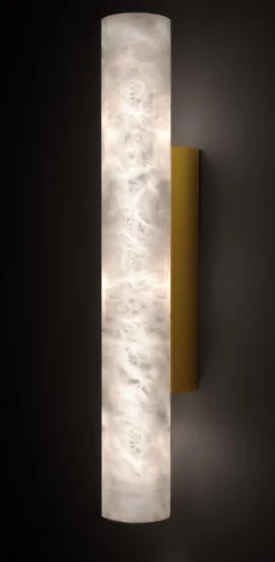 Pamono Medium Kendō Sconce 1 in Brushed Brass by Alabastro Italiano