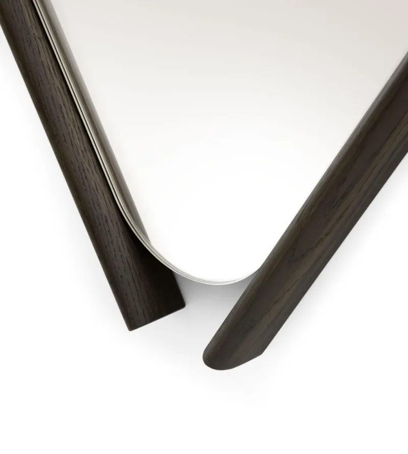 Pamono Medium Laguna Oak Wood Eye Mirror by Morica Design> Mirrors