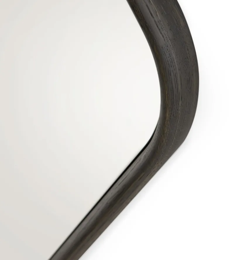 Pamono Medium Laguna Oak Wood Eye Mirror by Morica Design> Mirrors