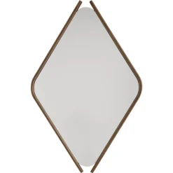 Hot Pamono Medium Walnut Wood Eye Mirror by Morica Design