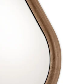 Hot Pamono Medium Walnut Wood Eye Mirror by Morica Design