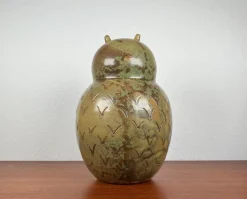 New Pamono Meike Falck Nicolaisen, Large Mid-Century German Owl Sculpture, 1960s, Ceramic