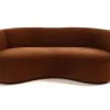 Pamono Melancholy Sofa in Brown Velvet from Moanne> Seating