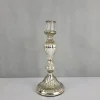 Pamono Mercury Glass Candleholder, 19th Century