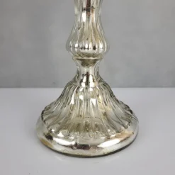 Pamono Mercury Glass Candleholder, 19th Century