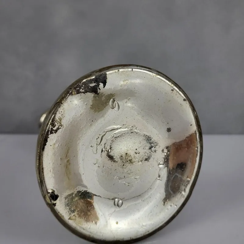 Pamono Mercury Glass Candleholder, 19th Century
