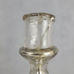 Pamono Mercury Glass Candleholder, 19th Century