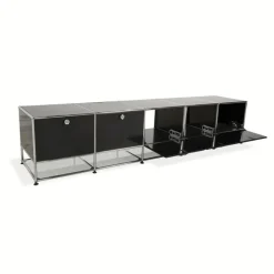 Online Pamono Metal and Chrome Sideboard from USM Haller