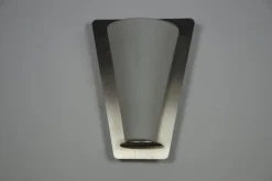 Best Pamono Metal and Opaline Glass Wall Lamp from Glashütte Limburg, 1960s