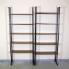 Best Pamono Metal and Teak Bookcases, 1960s, Set of 2