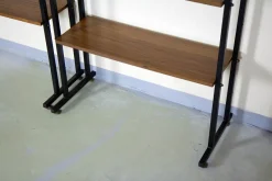 Best Pamono Metal and Teak Bookcases, 1960s, Set of 2