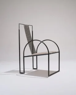 Pamono Metal Armchair by Anderl Kammermeier, 1980s><noscript><img width=