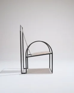 Pamono Metal Armchair by Anderl Kammermeier, 1980s><noscript><img width=
