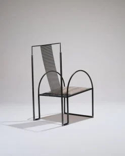 Pamono Metal Armchair by Anderl Kammermeier, 1980s><noscript><img width=