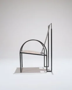 Pamono Metal Armchair by Anderl Kammermeier, 1980s><noscript><img width=