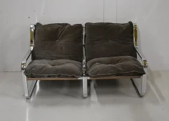 Hot Pamono Metal Chrome Bench, 1970s