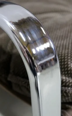 Hot Pamono Metal Chrome Bench, 1970s
